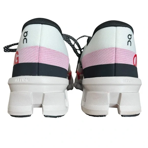 On Women’s Cloudmonster 2 Ivory Red Comfy Lightweight Running Shoes Size 9 - Picture 9 of 10